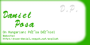 daniel posa business card